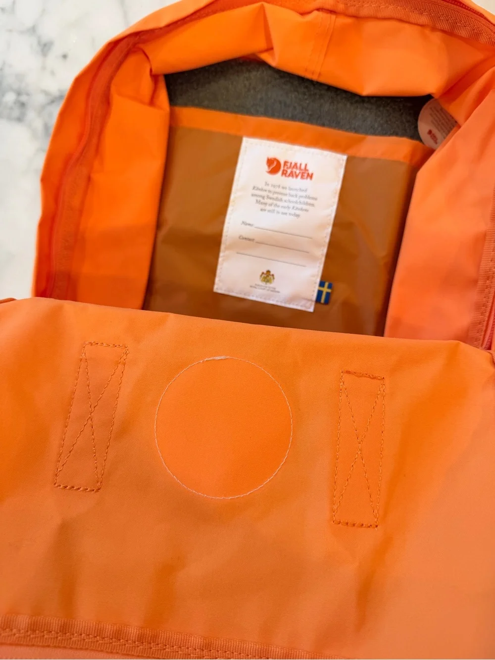 New Fjallraven Kånken Original Backpack - sunstone Orange 199 color